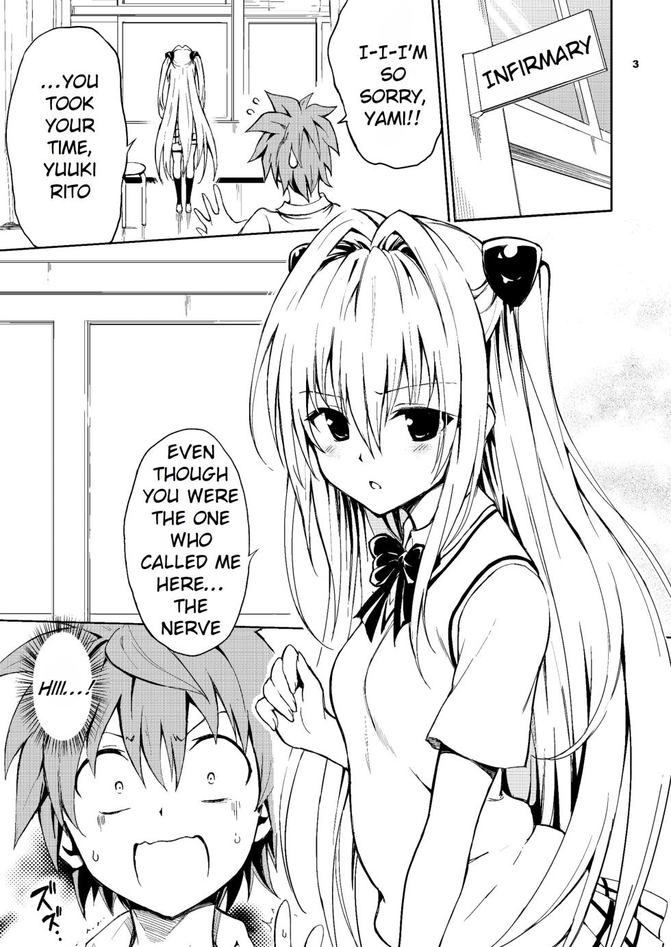 [Kyockchokyock (Kyockcho)] Ecchii no wa Kirai desu ka? | Do You Hate Ecchi? (To LOVE-Ru) [English] [Rei Scans] [Digital] - Page 3