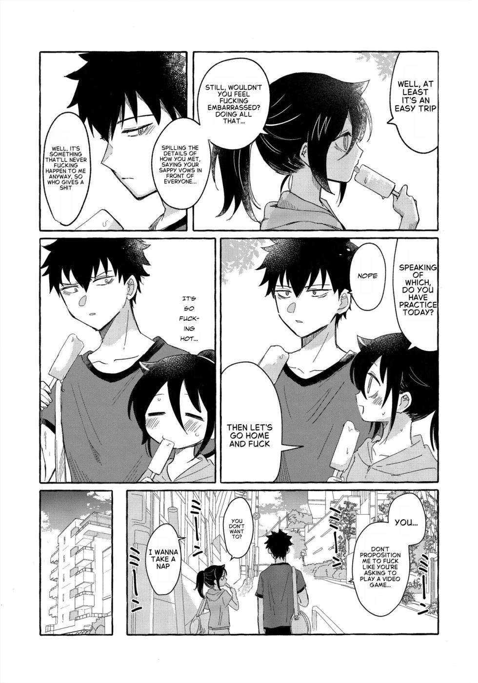 (Motenaishi Sokubaikai Suru 14) [Kome Juice (Nuka)] Yubikiri Summer - pinky promise Summer (Watashi ga Motenai no wa Dou Kangaetemo Omaera ga Warui!) [English] - Page 3