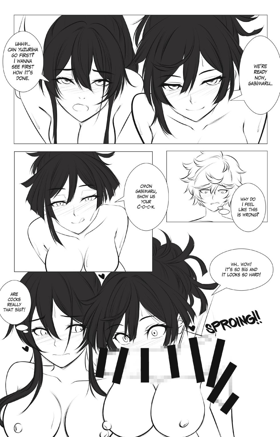 [Aishcream] Girl's Paradise - Sagiri Vs. Yuzuriha Pt. 1 (Jigokuraku) - Page 4