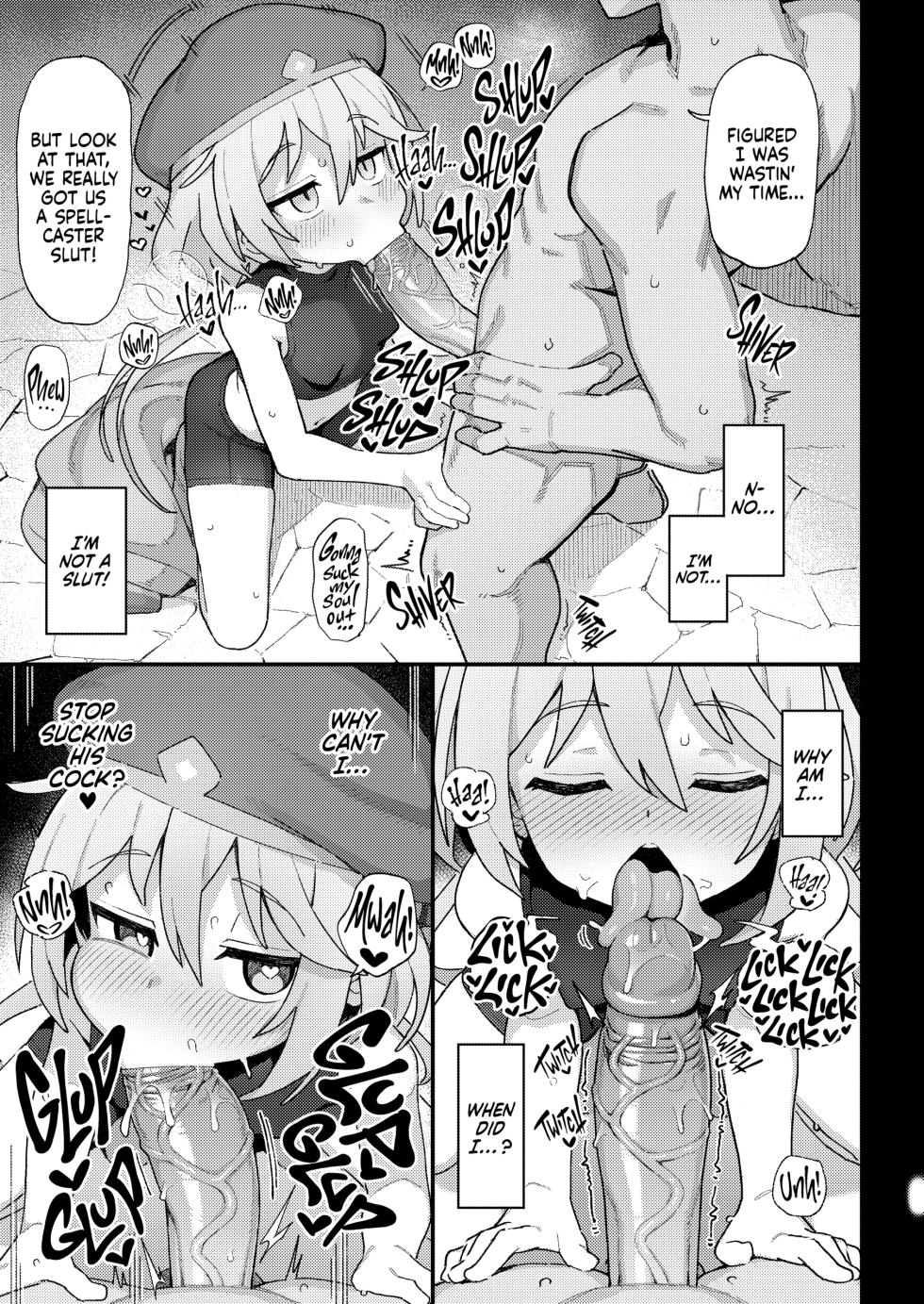 [Dagashiya (Wagashi)] Kakyuu Majutsushi, Inmon ni Somaru | The Junior Spellcaster And The Succubus Curse [English] [J18] [Decensored] [Digital] - Page 10
