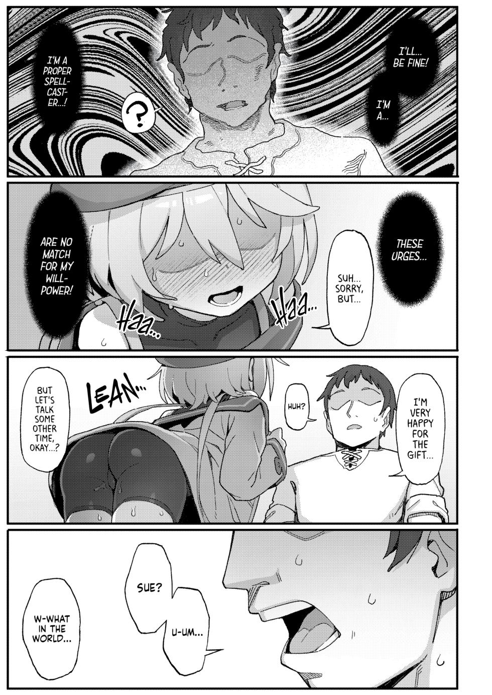 [Dagashiya (Wagashi)] Kakyuu Majutsushi, Inmon ni Somaru | The Junior Spellcaster And The Succubus Curse [English] [J18] [Decensored] [Digital] - Page 36