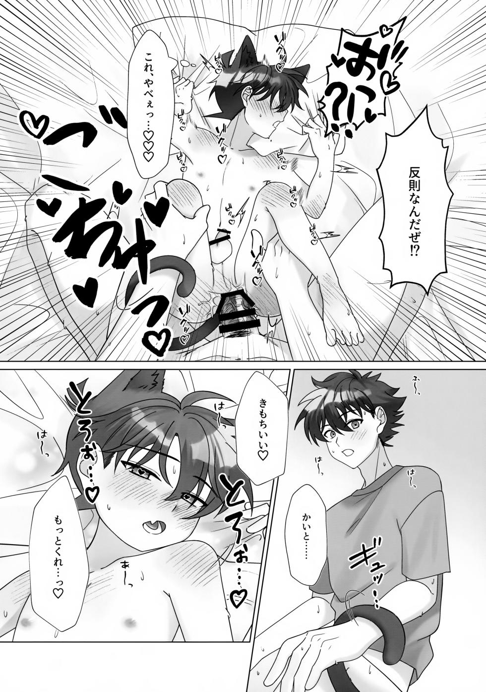 (Koi no Kaishingeki DR2024) [mL (Keiryou Cup)] Meow? Meow, Meow! (Detective Conan) - Page 13