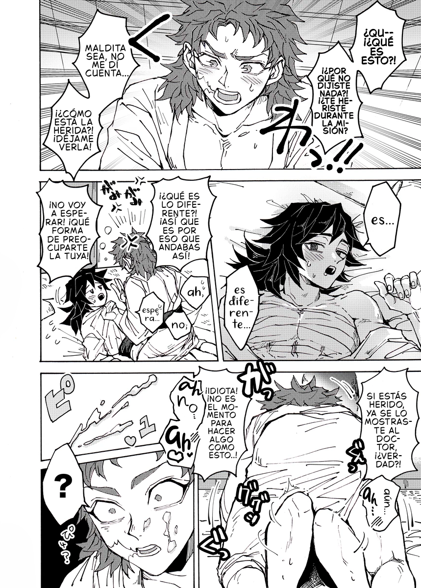 [Kuri~mu Pan (Konsui)] Shinyuu no ×× o shiboru koto ni narimashite (Kimetsu no Yaiba) [Spanish] [Jeithentai] - Page 5