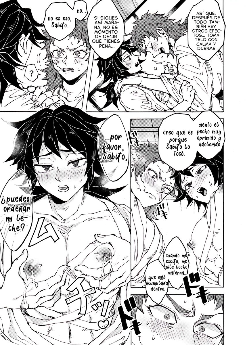 [Kuri~mu Pan (Konsui)] Shinyuu no ×× o shiboru koto ni narimashite (Kimetsu no Yaiba) [Spanish] [Jeithentai] - Page 8