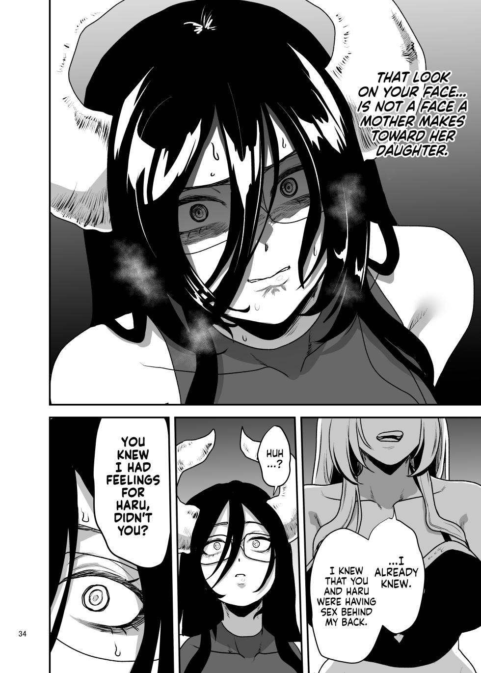 [Yayumi] Suki na Otoko o Mama ni Torareta Onna | The Woman Whose Beloved Man Was Stolen by Her Own Mother [English] [NudeSalad] - Page 34