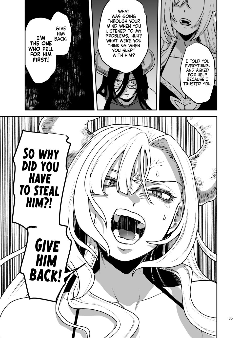 [Yayumi] Suki na Otoko o Mama ni Torareta Onna | The Woman Whose Beloved Man Was Stolen by Her Own Mother [English] [NudeSalad] - Page 35
