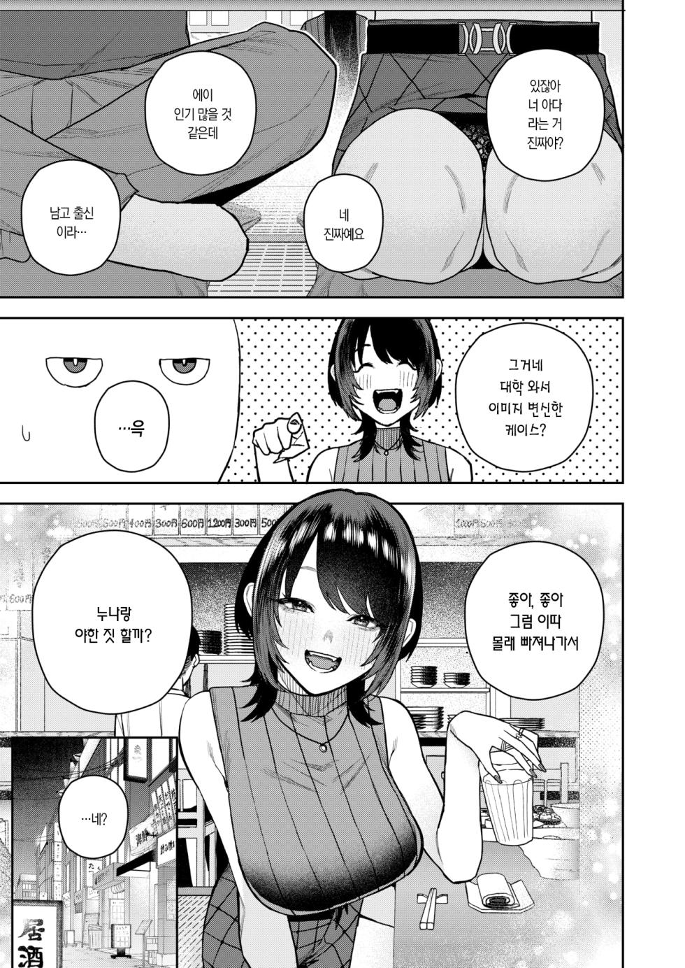 [Tulip.] Naniwa no Saseko-san | 오사카의 헤픈 여자 (COMIC Kairakuten 2026-03) [Korean] [Digital] - Page 7