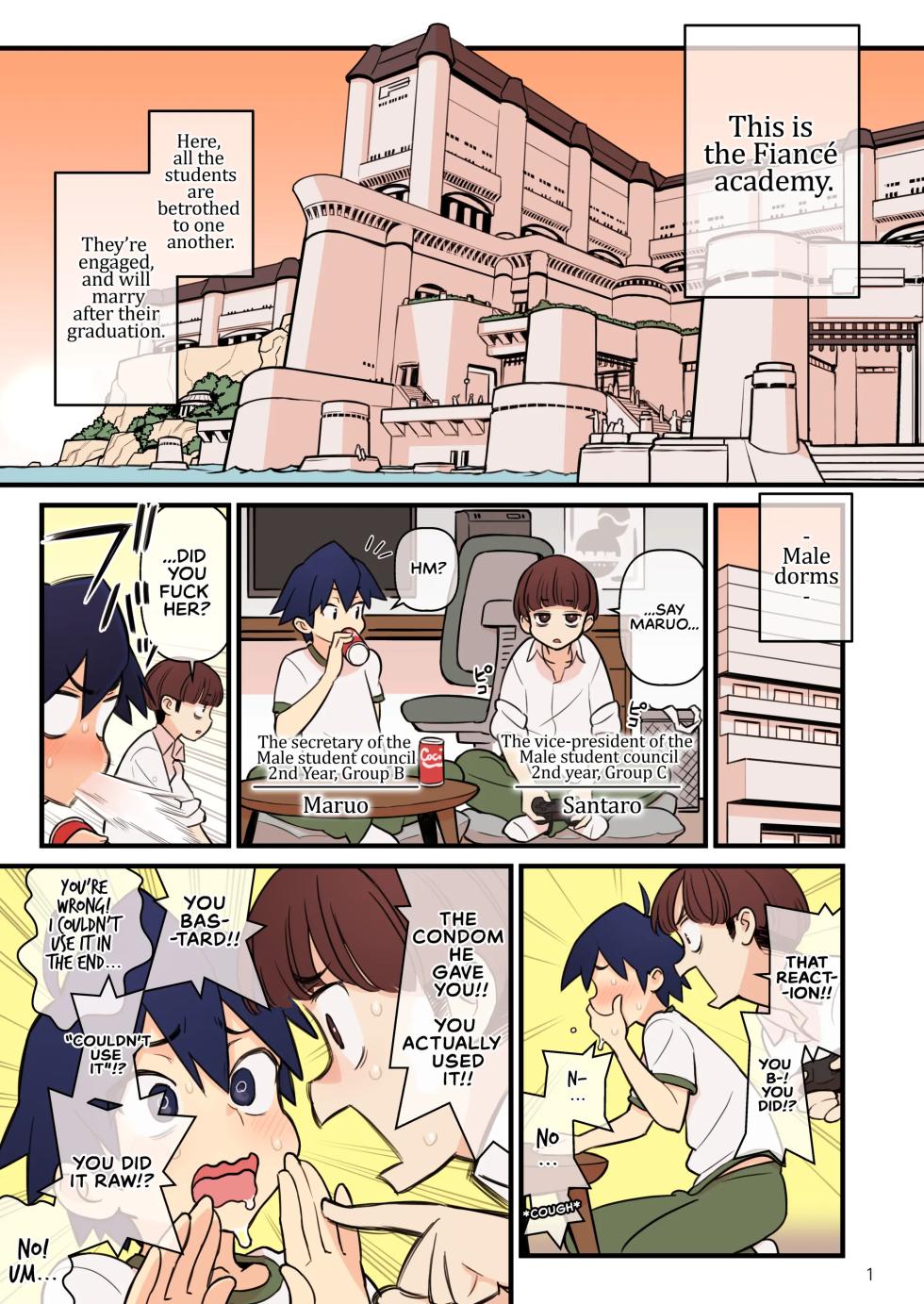 [Kakuzato-ichi (Kakuzatou)] Iinazuke Gakuen FILE: 02 "Futatabi Yuwaku" Hen | The Fiancé Academy FILE: 02 "Second Seduction" [English] - Page 2