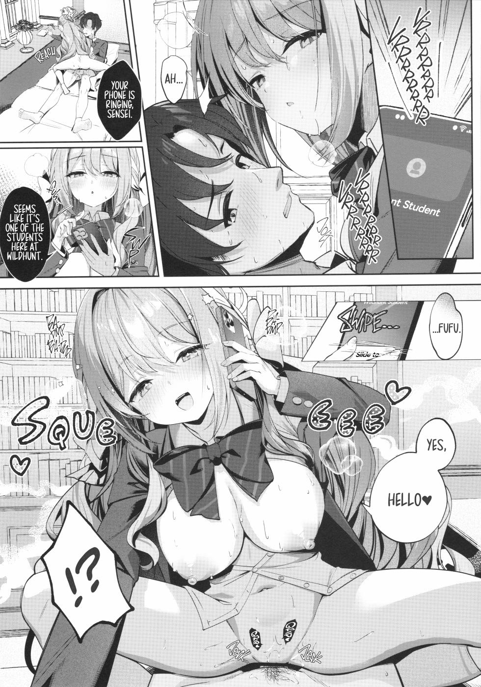 (C107) [Kinokomushin (Kinokomushi)] Warui Sensei ni wa, Oshioki ga Hitsuyou desu ne | A Bad Sensei Needs to Be Punished (Blue Archive) [English] - Page 12