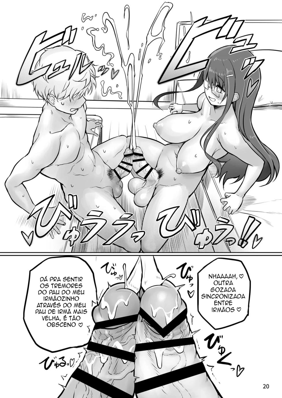 [Efuya (Messy)] Futanari Nechan to Isshoni Daso!! [Portuguese-BR] [Bakai.org] [Digital] - Page 20