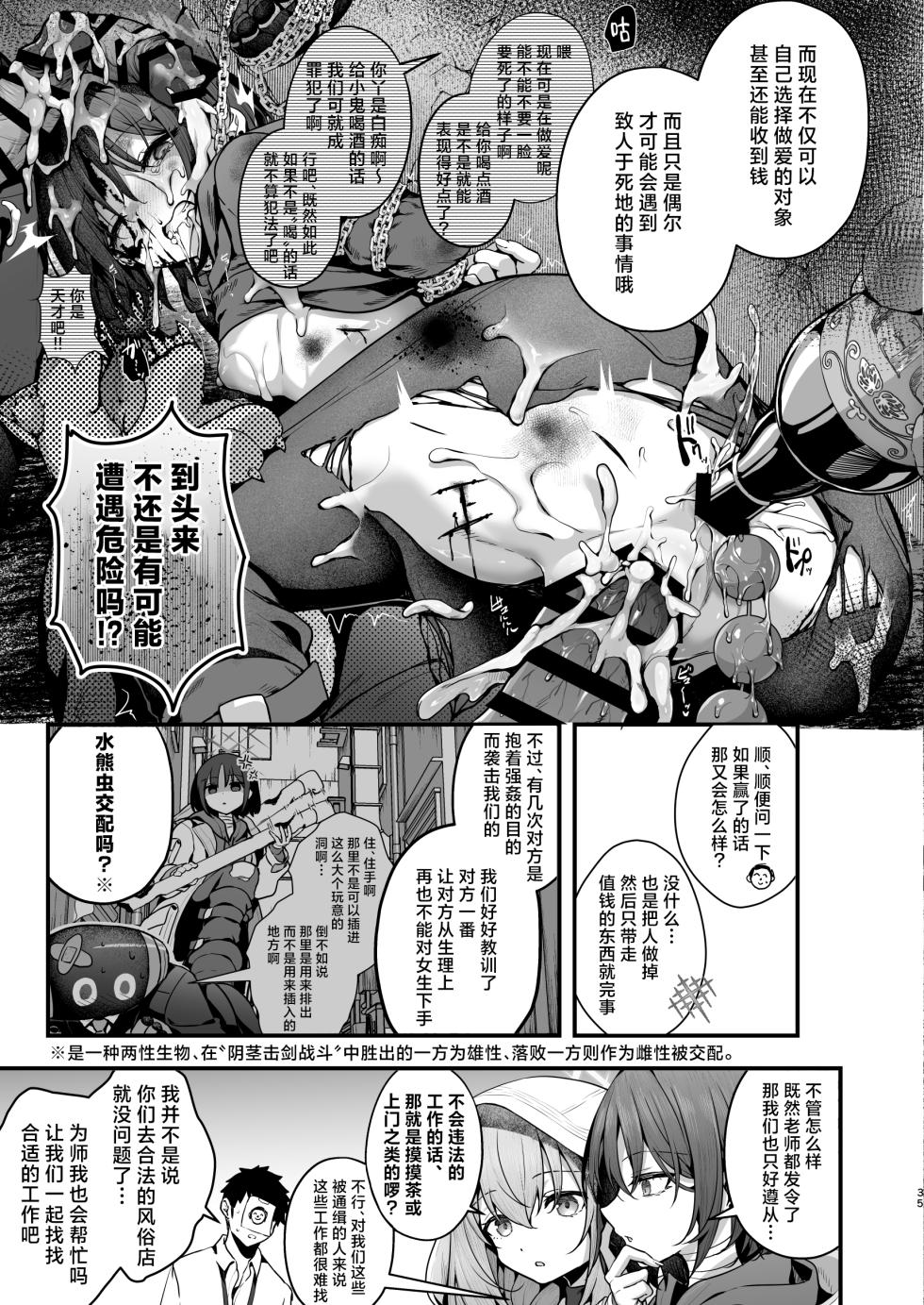 [Edamametei (Various)] BlueArch Ryoujoku Goudoushi "CuteAggression"丨蔚蓝档案凌辱合同志"CuteAggression" (Blue Archive) [Chinese] [角都九阳个人汉化] [Digital] - Page 35