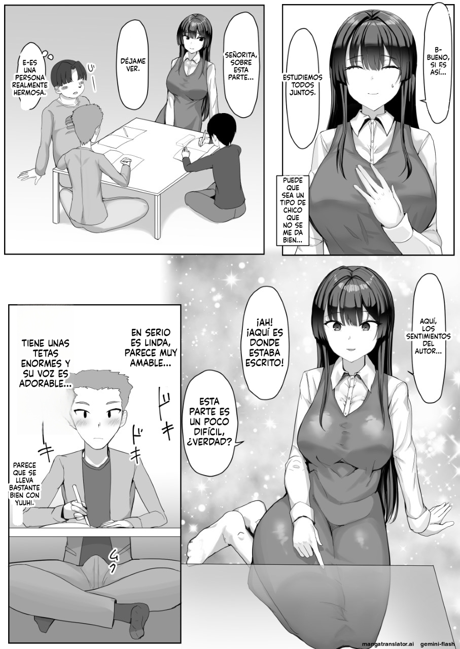 [Tamanohousa] Boku ga Saki ni Suki datta Kateikyoushi no Onee-san ga Tomodachi ni Yokodori Sareteta [Spanish] - Page 8