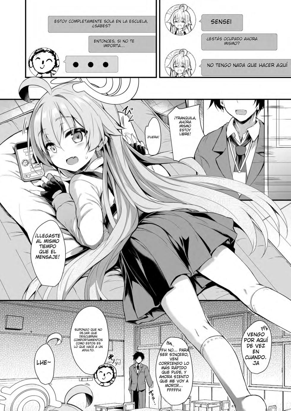 [ASTRONOMY (SeN)] Ojisan's Wet (Blue Archive) [Spanish] [Digital] - Page 3