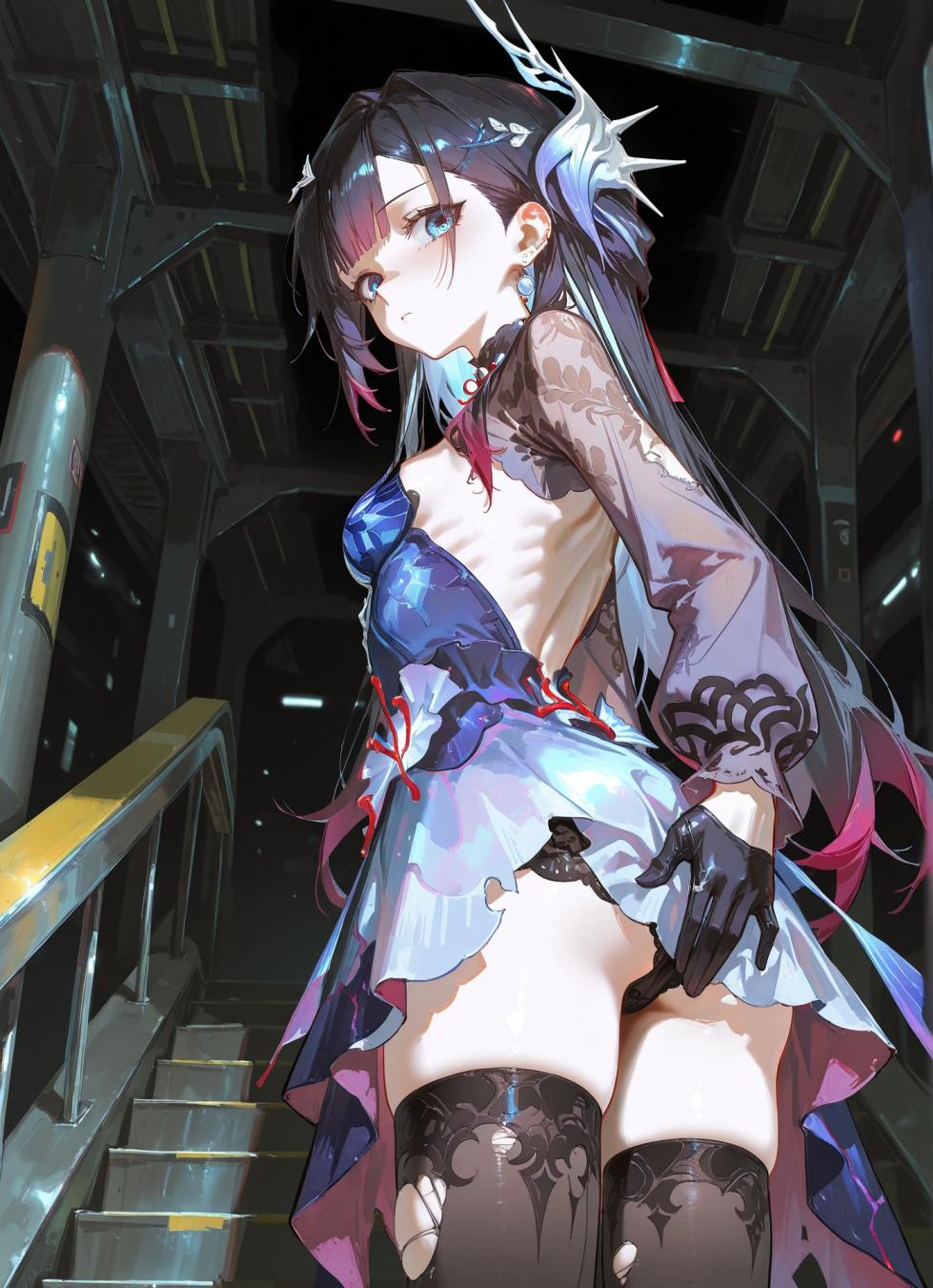 【星柱力】 セイレンス、終電に乗れた [AI Generated] - Page 5