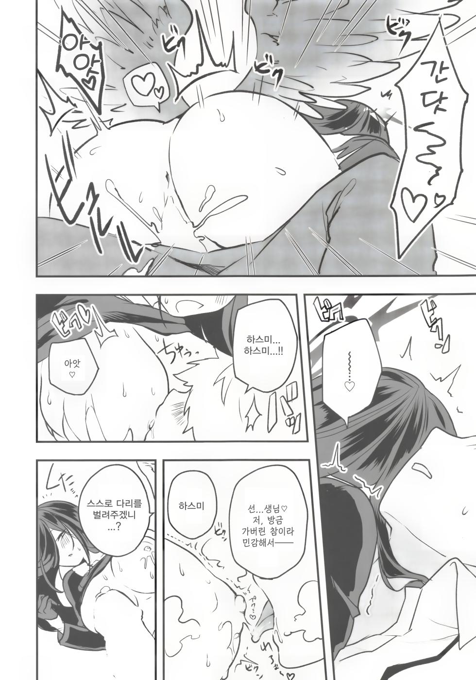 [Hagiwara Emirio] Hanekawa Hasumi ni Taberare chau Hon | 하네카와 하스미에게 먹혀버리는 책 (Blue Archive) [Korean] - Page 13