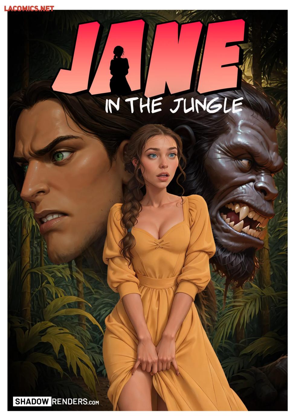 Shadow Renders – Jane in the Jungle 1 [AI Generated] - Page 1