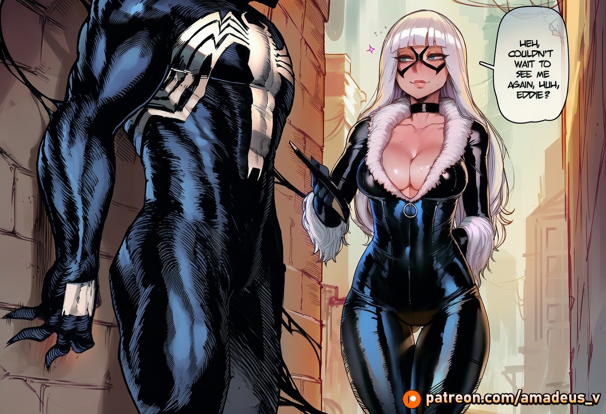 [Amadeus V] The Feline's Surrender (Venom x Black Cat) [English] [Full Comic] [AI Generated] - Page 2