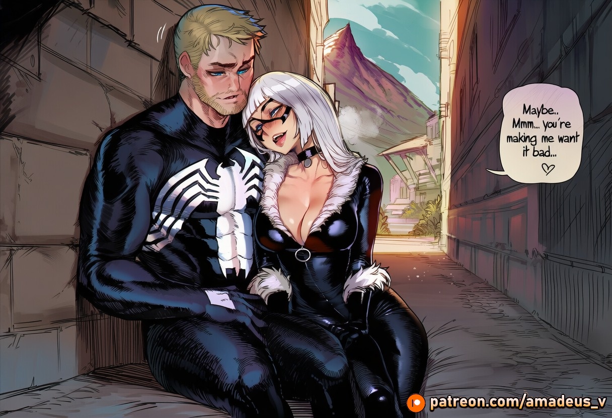 [Amadeus V] The Feline's Surrender (Venom x Black Cat) [English] [Full Comic] [AI Generated] - Page 5