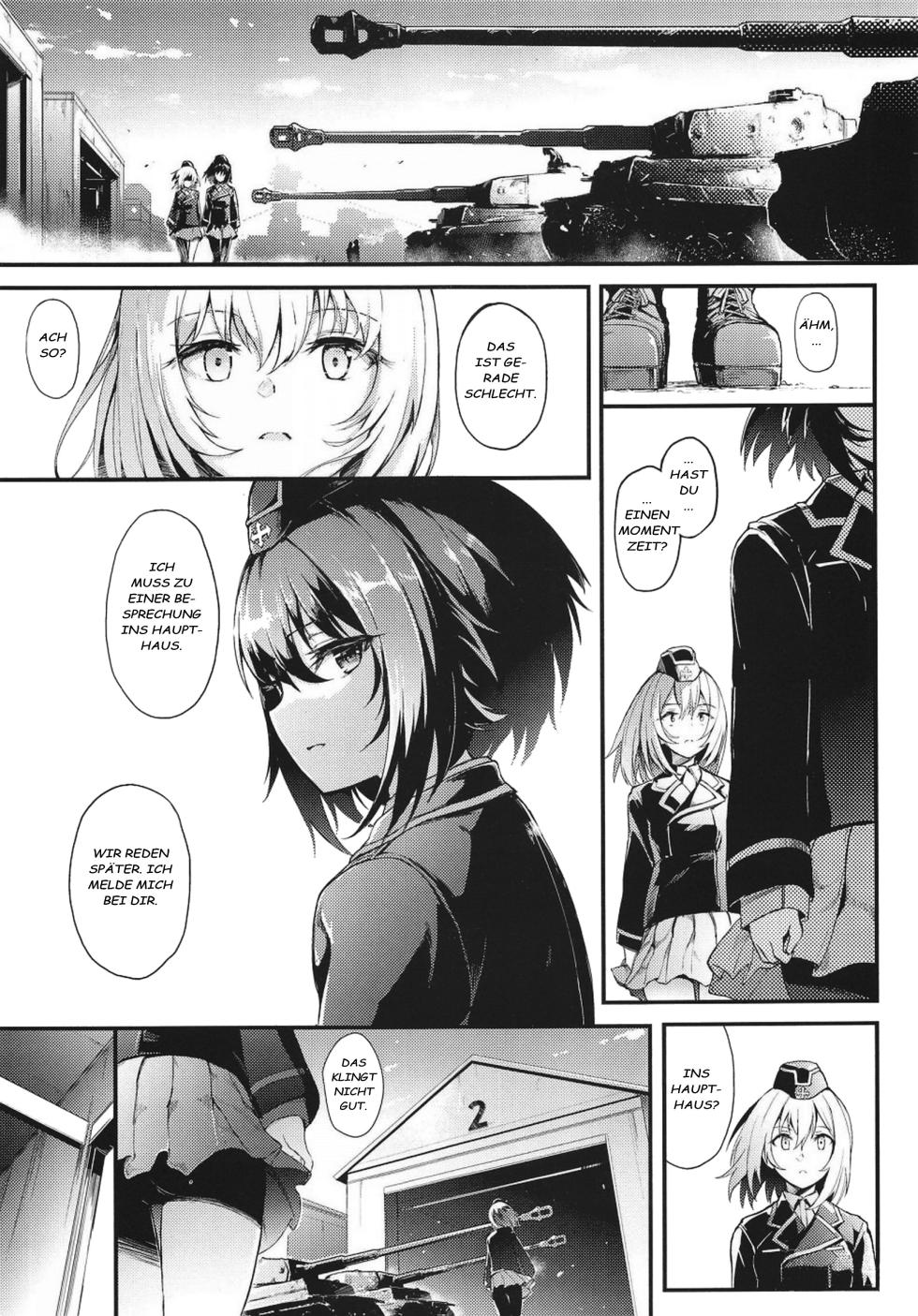 (C93) [Kyockchokyock (Kyockcho)] Kuromorimine Ryoujoku -Zenjitsu Shou- (Girls und Panzer)[German] [Decensored] - Page 3