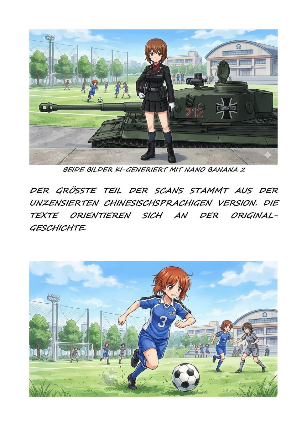 (C93) [Kyockchokyock (Kyockcho)] Kuromorimine Ryoujoku -Zenjitsu Shou- (Girls und Panzer)[German] [Decensored] - Page 28