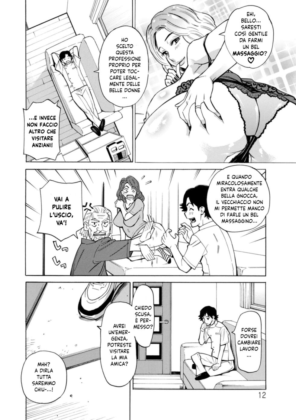[Makibe Kataru] Datte Momitaishi! Ch. 1-2 | È per questo che faccio il massaggiatore! Cap.1-2 [Italian] [Hentai Fantasy] [Digital] - Page 12