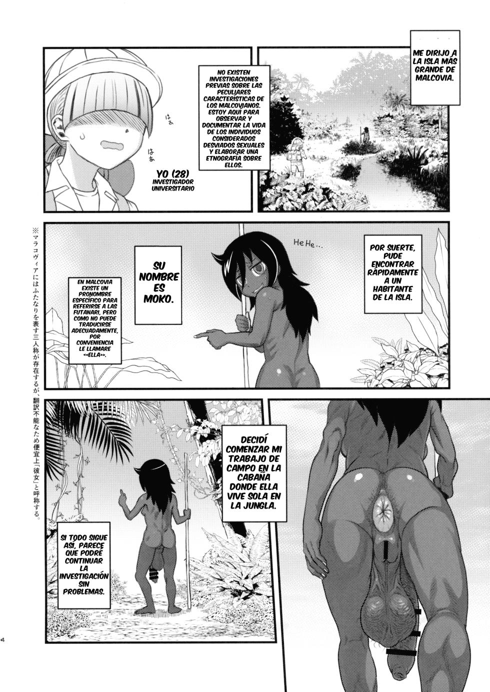 [Kakumei Seifu Kouhoushitsu (Various)] Dankon no Ethnography -Malakovia no Sei to Haisetsu- [Spanish] (OyeZi7w7) - Page 3