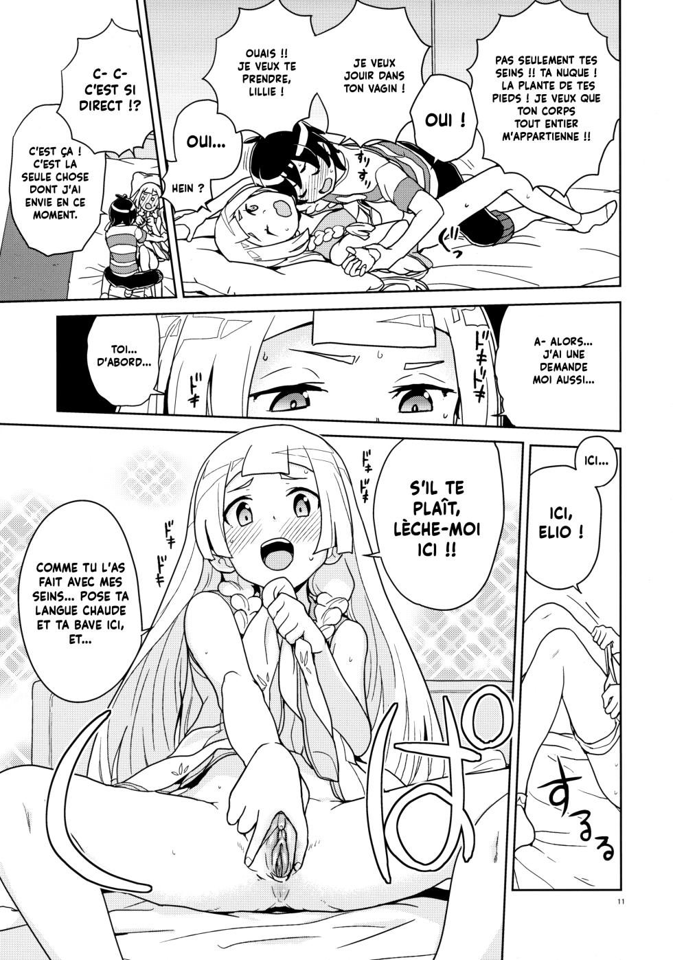(C94) [Zenra Restaurant (Heriyama)] Lillie to Sun no Saimin Daisakusen - L'aventure hypnotique de Lillie et Elio (Pokémon Sun and Moon) [French] [Decensored] {Hadess} {Les Poroïniens} - Page 11