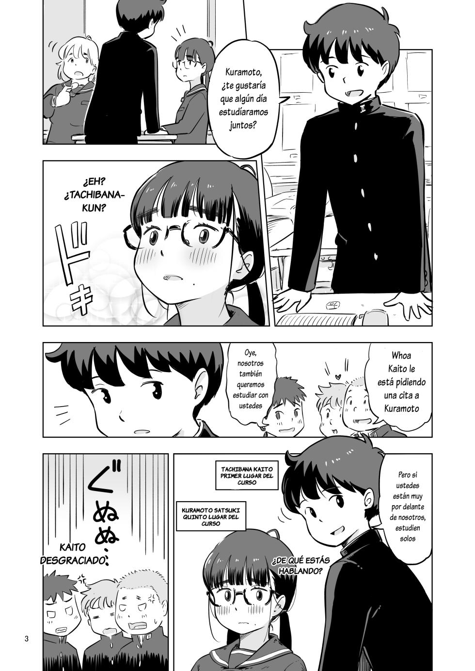 [Lithium no Kojin Circle (Lithium)] Benkyoukai no Hazudatta no ni... [Spanish] [Lovely Diablesse Scan] - Page 3
