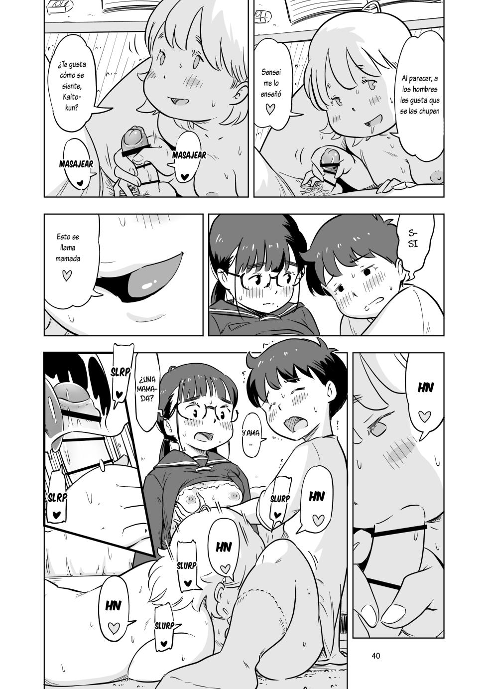 [Lithium no Kojin Circle (Lithium)] Benkyoukai no Hazudatta no ni... [Spanish] [Lovely Diablesse Scan] - Page 40