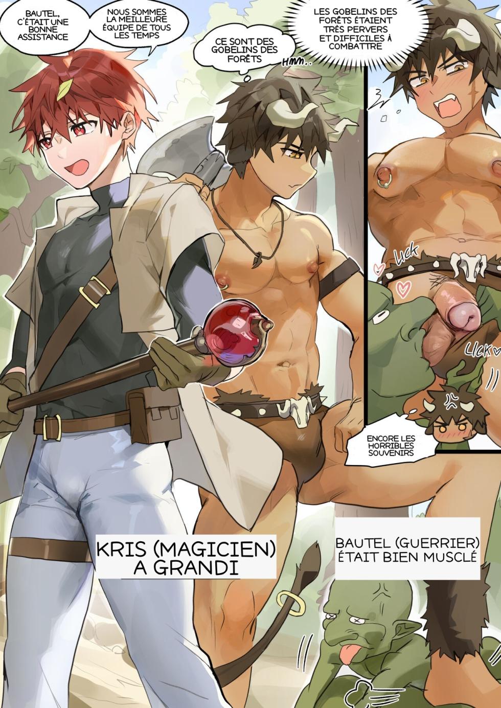 (Takk) Trapped In A Goblin Cave [French] [Color] [EpicHardHentai] - Page 1