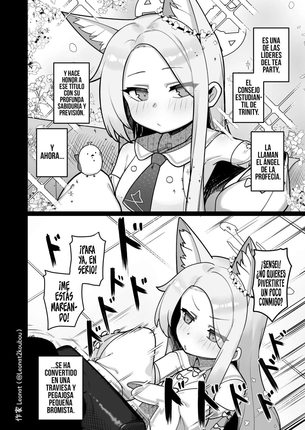[Leonat] Seia to Sensei ga Zenryoku de Kozukuri suru Kyuujitsu | Seia y Sensei, un día libre dedicado a procrear (Blue Archive) [Spanish] - Page 3