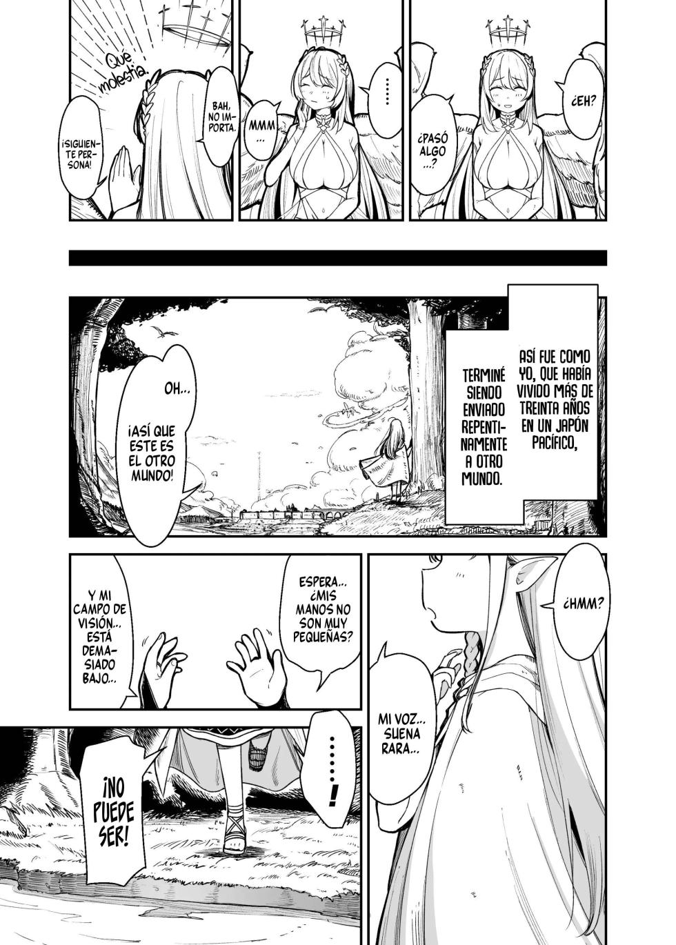 [LittleHopper, horonaminZ (Hashibiro Kou, horonamin)] TS Loli Oji-san wa Isekai de Haiboku Suru | El Oji-san convertido en loli es derrotado en otro mundo [Spanish] [Digital] - Page 11