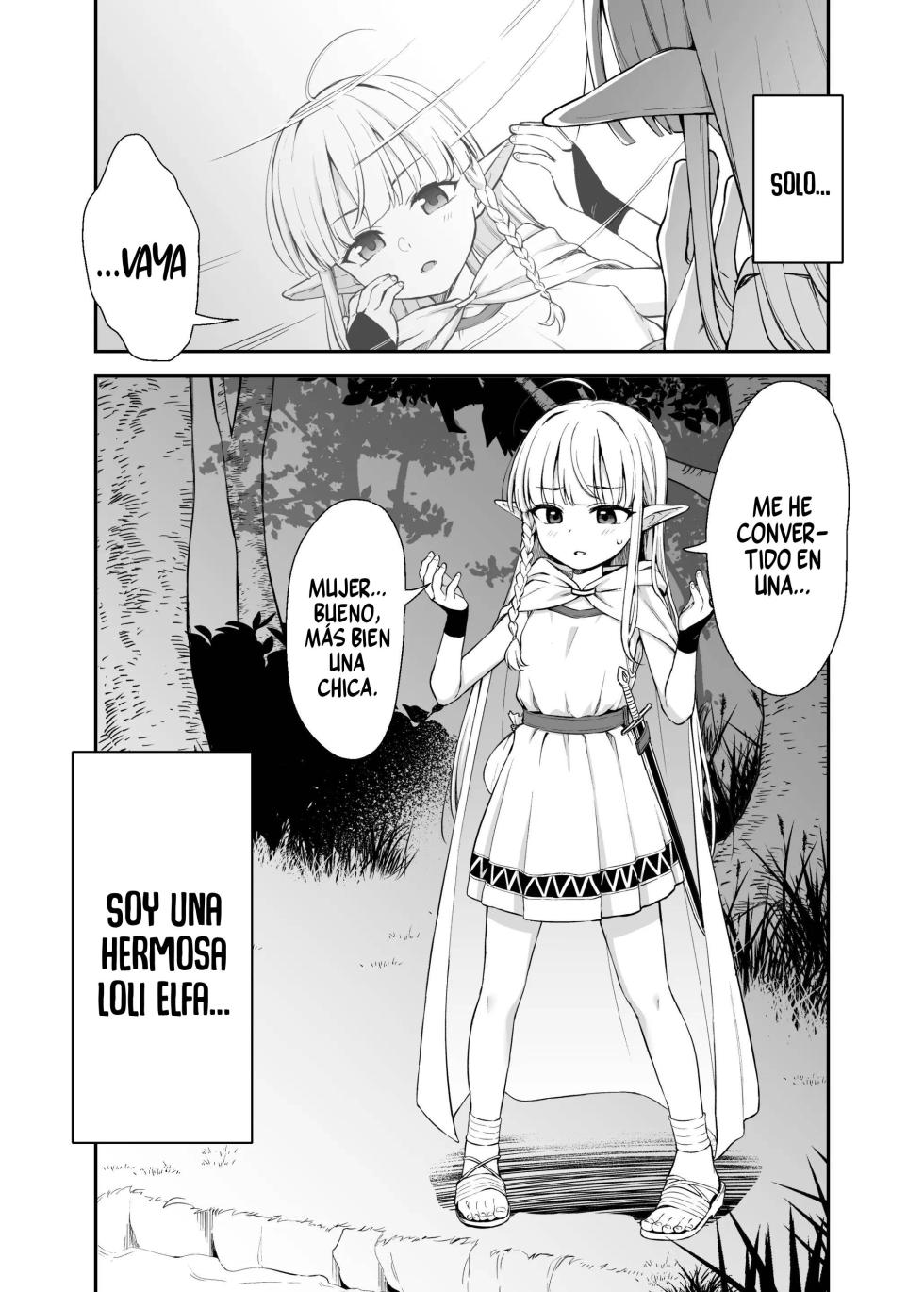 [LittleHopper, horonaminZ (Hashibiro Kou, horonamin)] TS Loli Oji-san wa Isekai de Haiboku Suru | El Oji-san convertido en loli es derrotado en otro mundo [Spanish] [Digital] - Page 12