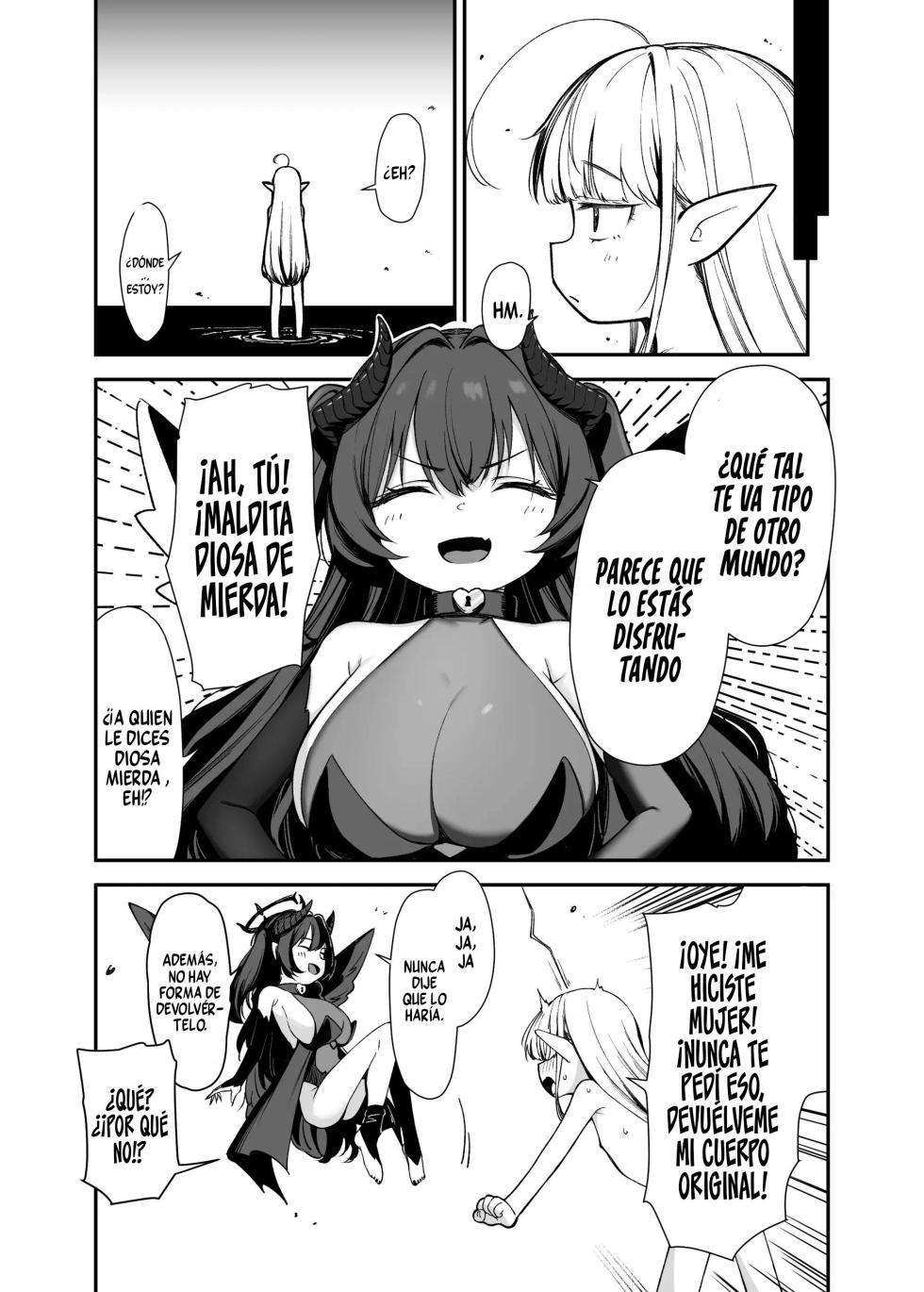 [LittleHopper, horonaminZ (Hashibiro Kou, horonamin)] TS Loli Oji-san wa Isekai de Haiboku Suru | El Oji-san convertido en loli es derrotado en otro mundo [Spanish] [Digital] - Page 38