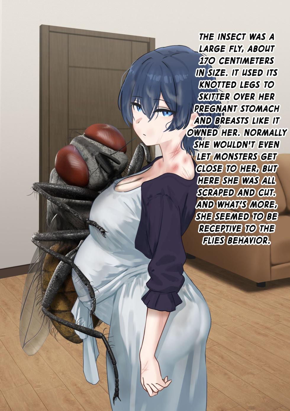 [1 Dot Migi ni Zura Shite Kudasai] Married Woman Becomes a Seedbed for Giant Flies | Hitodzuma wa Kyoudai Bae-tachi no Naedoko to Naru [English] - Page 7