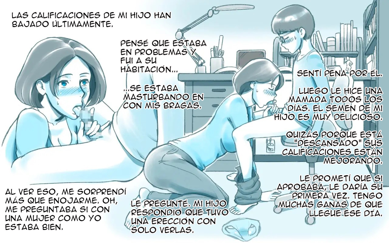 [pink-noise (Mizuiro Megane)] Mom Catalogue｜Catálogo de madres e hijos {Spanish} {EbisuTraslade - Winder} - Page 9