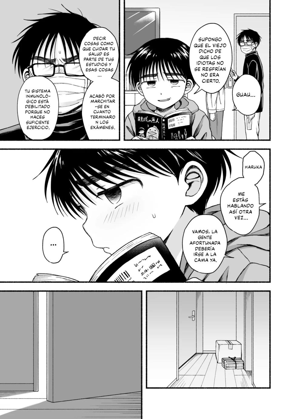 [Yamijiru (Tanano Nata)] Genkai Jukensei wa Kawaii Otouto no Yume o Miru ka? | ¿Sueñan los estudiantes que están a punto de terminar sus exámenes con sus adorables hermanitos? [Spanish] [Digital] - Page 26