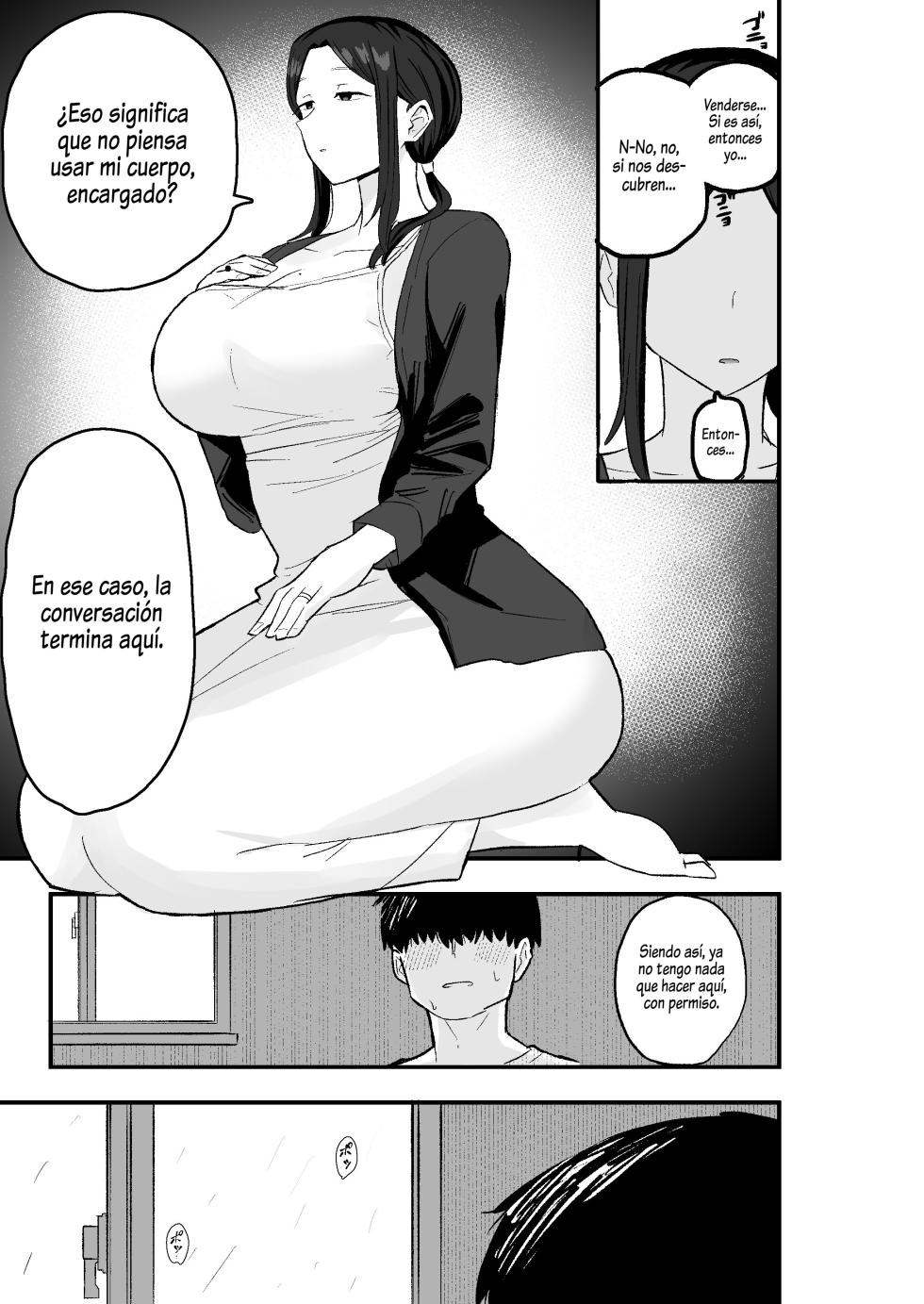 [Kamejirouya-san (Kametaro)] Taihai Tsuma׃ Taihaikei Hitotsuma o Yachin Kawari ni Koki Tsukaeru Hanashi｜Esposa Decadente׃ Una Historia sobre una Decadente Mujer Casada que Puede Ser Usada Sexualmente como Pago del Alquiler [Spanish] [Al chile no sé Scan] - Page 14