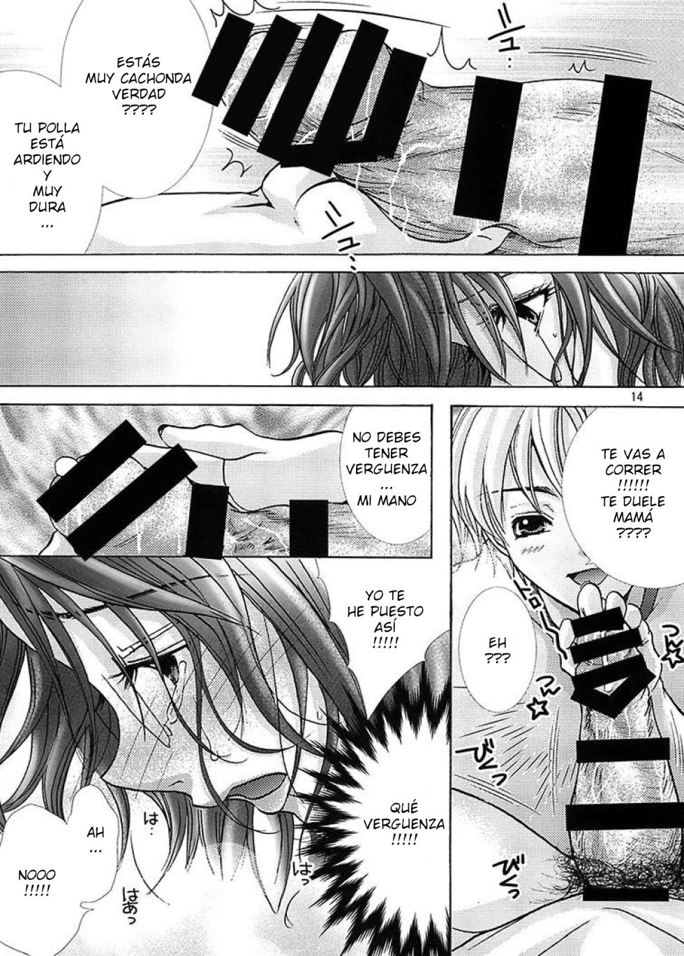 Nyanko Fujin-sama (M.MACABRE) - Futanari Mama Dorei ESP - Page 14