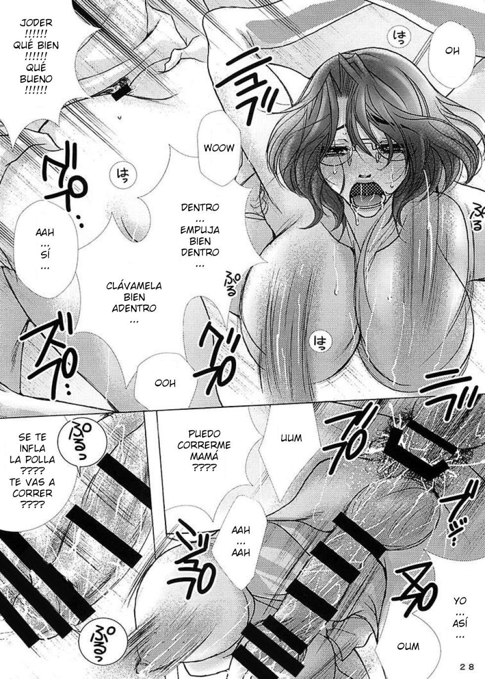 Nyanko Fujin-sama (M.MACABRE) - Futanari Mama Dorei ESP - Page 28