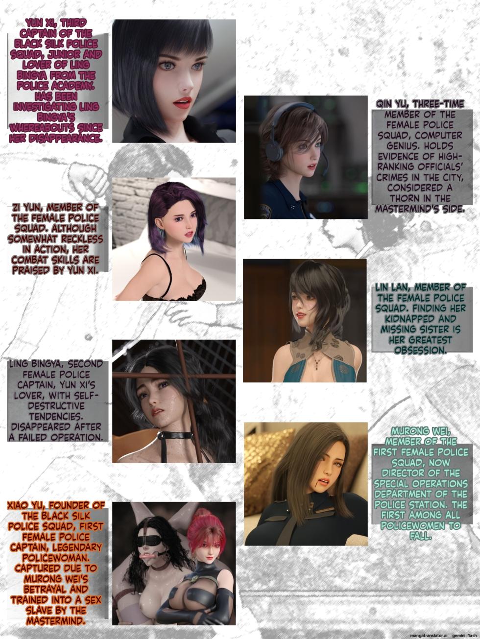 Black Stocking Female Police Team 5 - Page 2