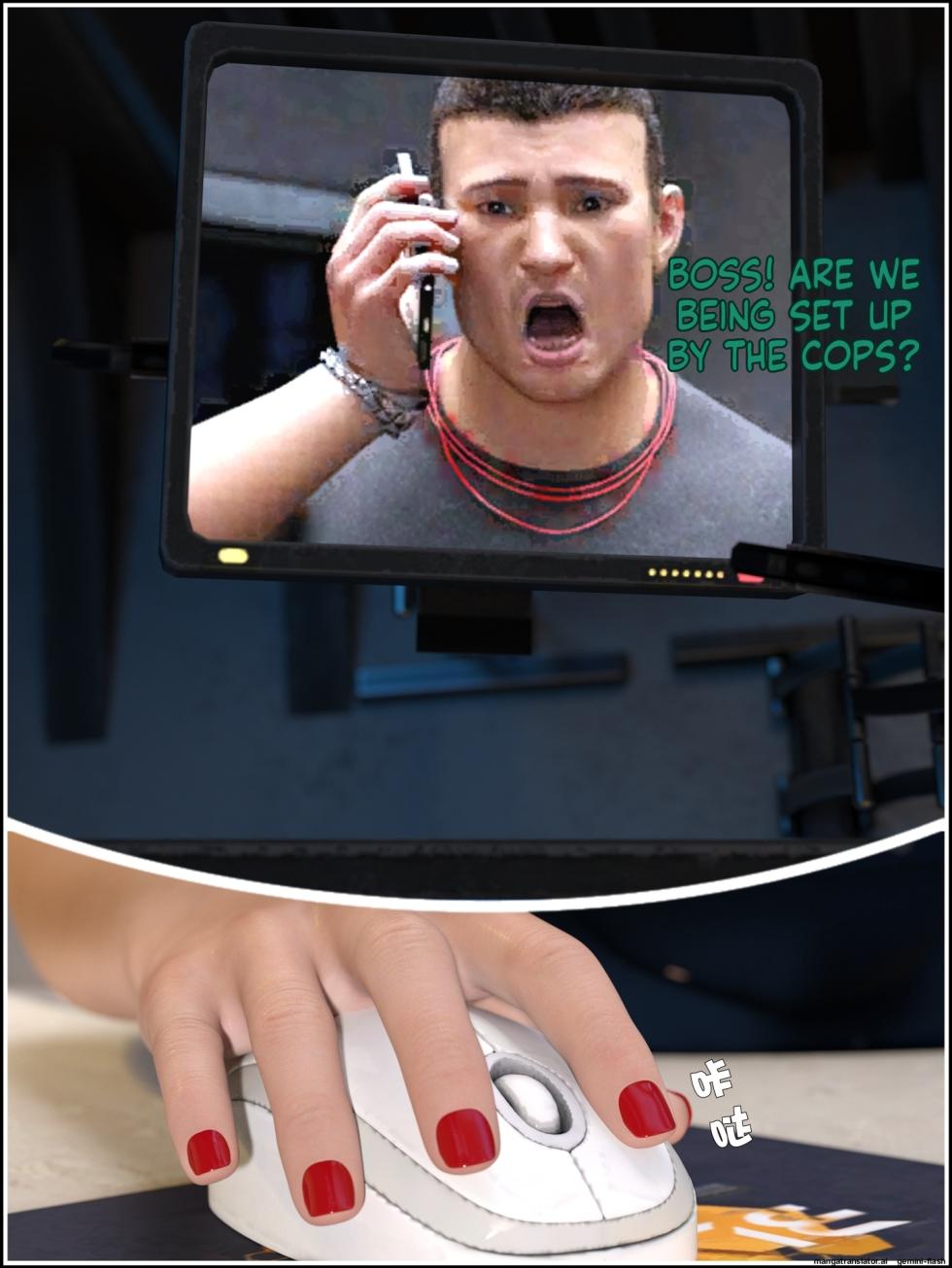 Black Stocking Female Police Team 5 - Page 3