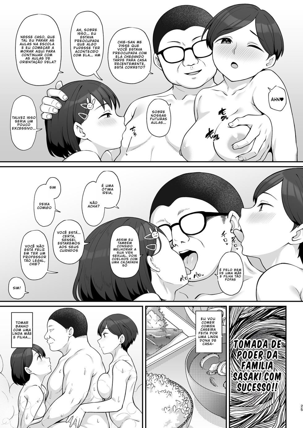 (Hiiragi Hajime)] Sasaki-ke Saimin NTR Oyakodon [Português PT-BR] [BLACKSUB] - Page 24