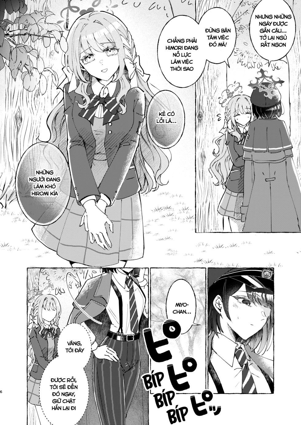 [Minu Choukan (Minu)] WARUIKO | Đứa Trẻ Hư (Blue Archive) [Vietnamese Tiếng Việt] [Digital] - Page 6
