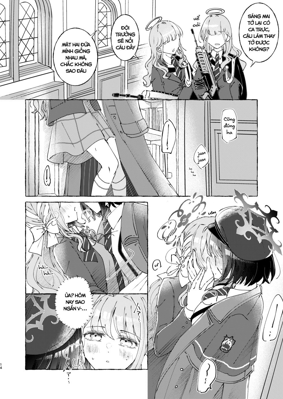 [Minu Choukan (Minu)] WARUIKO | Đứa Trẻ Hư (Blue Archive) [Vietnamese Tiếng Việt] [Digital] - Page 14