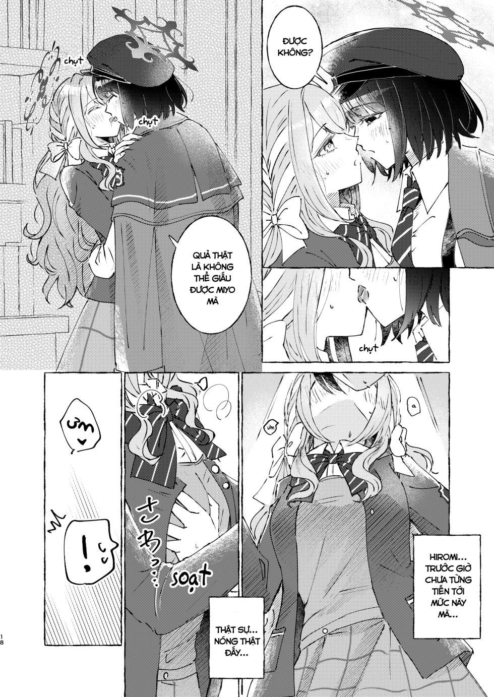 [Minu Choukan (Minu)] WARUIKO | Đứa Trẻ Hư (Blue Archive) [Vietnamese Tiếng Việt] [Digital] - Page 18