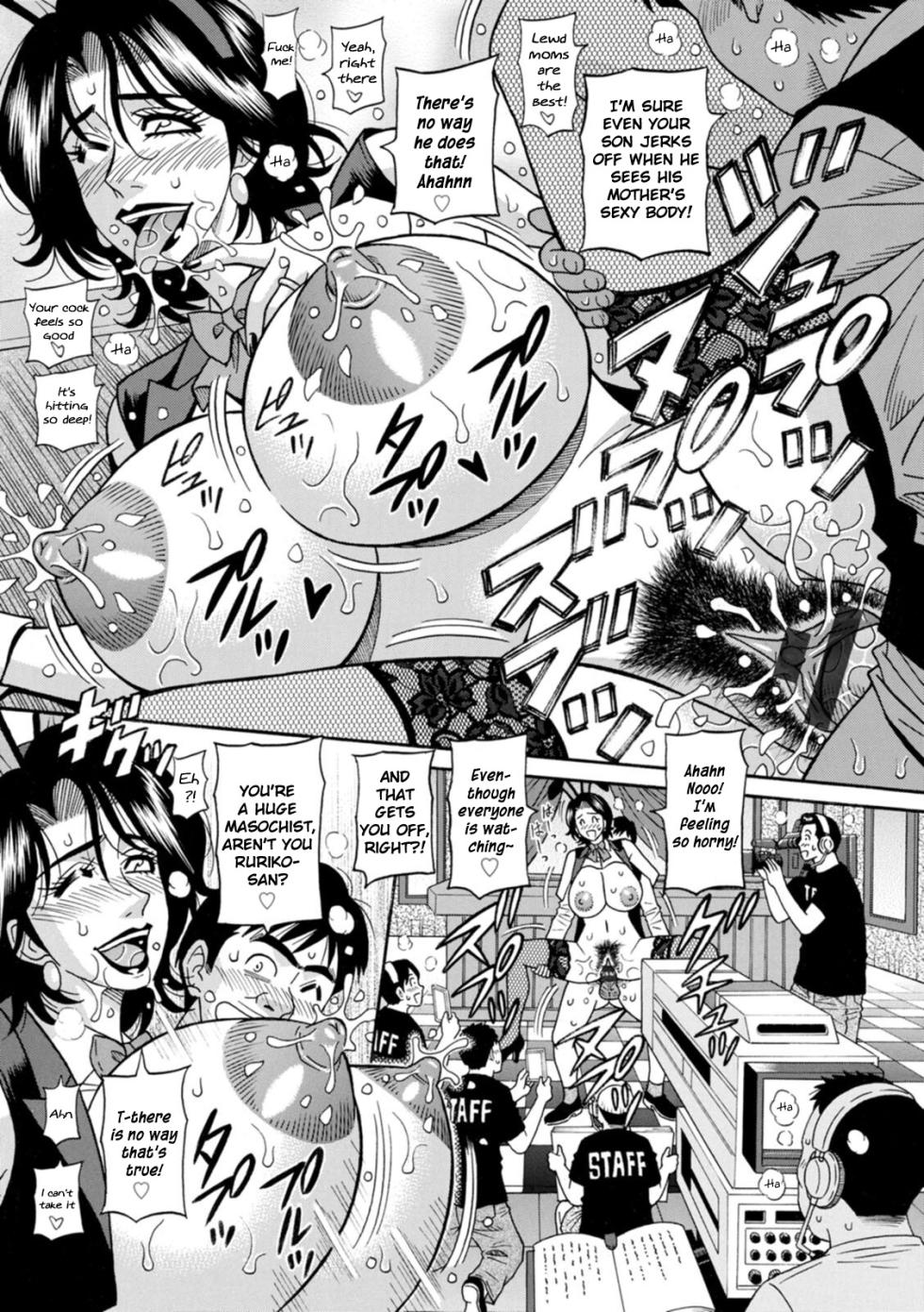[Ozaki Akira] Miboujin Ana Ruriko no Hinichijuu - The Extraordinary Life of Widow Announcer Ruriko Ch. 1-4 [English] - Page 38