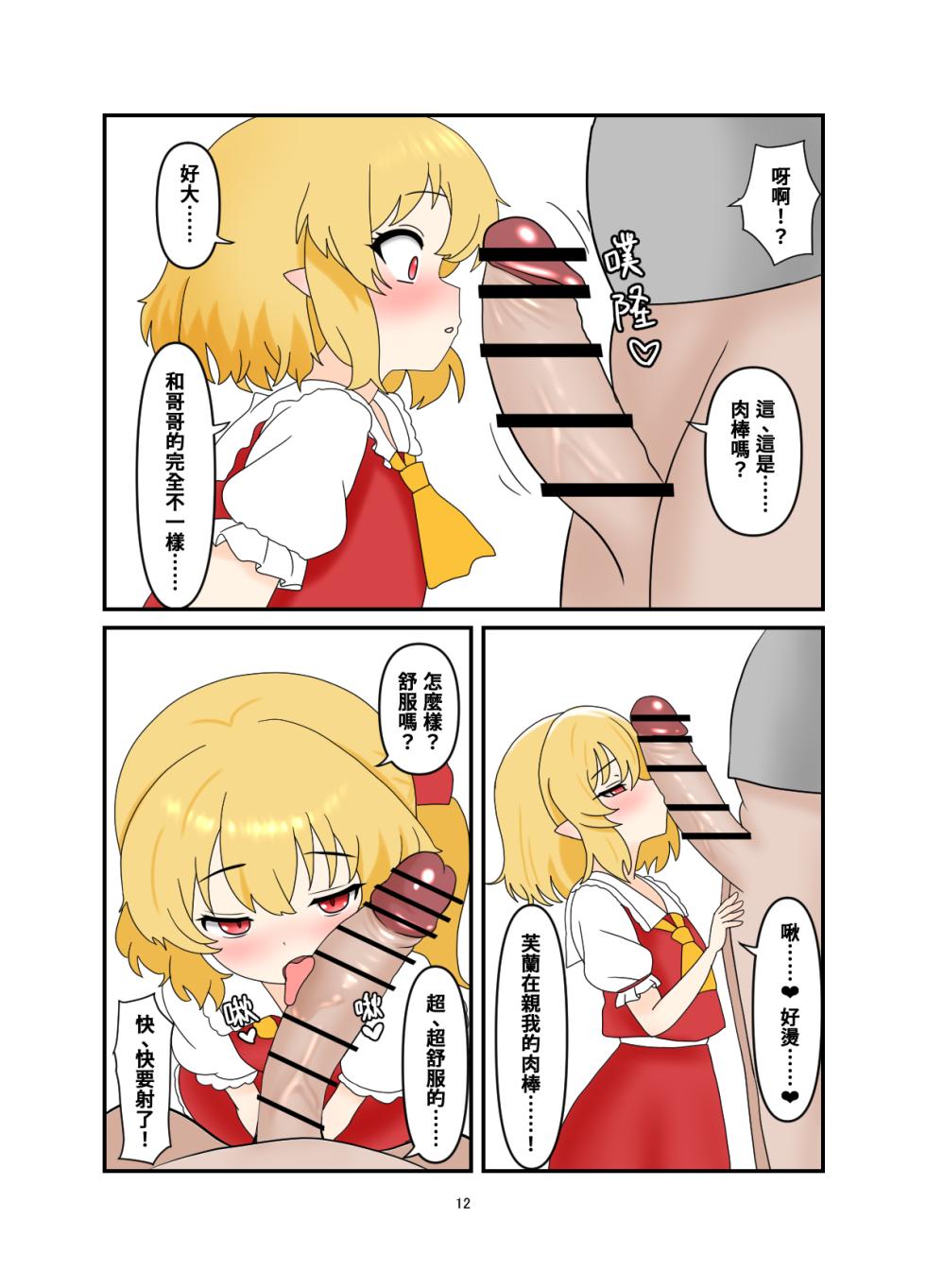 [Nameka] Iede Shita Flan-chan to Love Love Ecchi suru Hon (Touhou Project) [Chinese] - Page 11