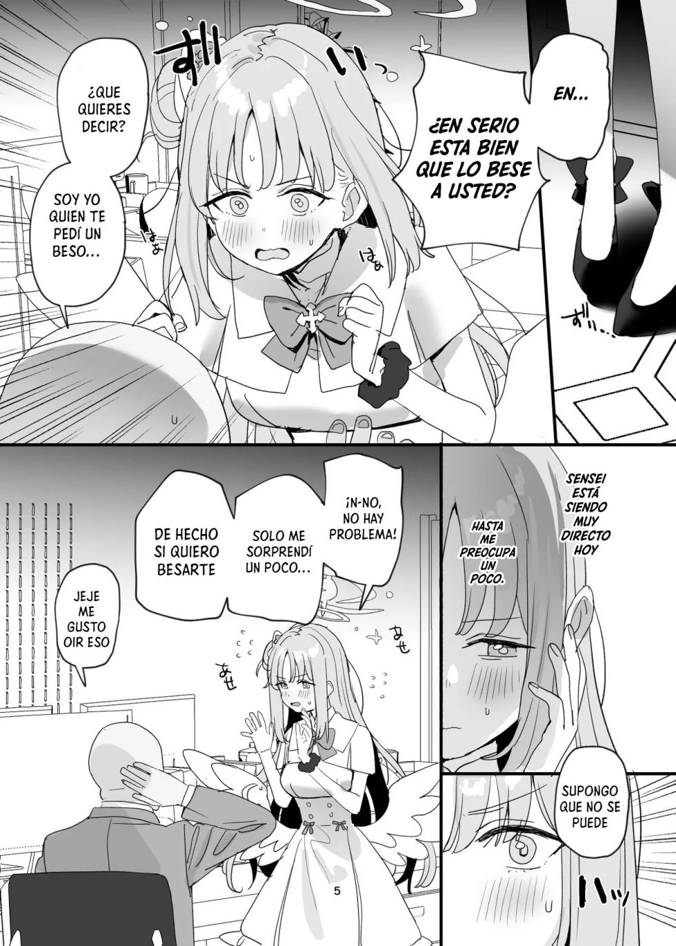 [Subachikyu! (Subachi)] Sensei to Seito datte Ecchi shite mo Ii jan ne | Para una estudiante esta bien tener sexo con Sensei esta bien ¿cierto? (Blue Archive) [Spanish] [Cathal de Abydos] [Digital] - Page 5