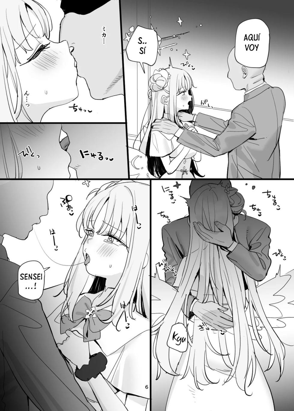 [Subachikyu! (Subachi)] Sensei to Seito datte Ecchi shite mo Ii jan ne | Para una estudiante esta bien tener sexo con Sensei esta bien ¿cierto? (Blue Archive) [Spanish] [Cathal de Abydos] [Digital] - Page 6